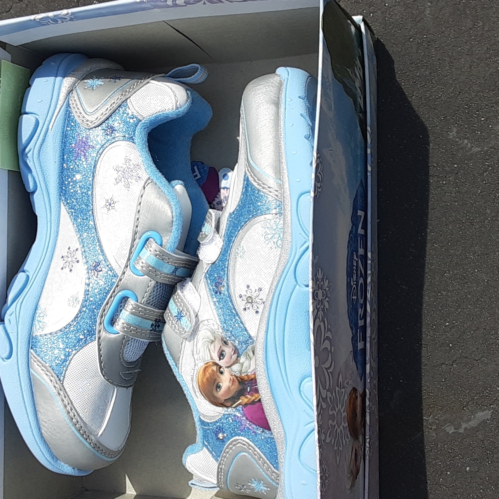 Disney Frozen size 12 girl Sneakers NEW